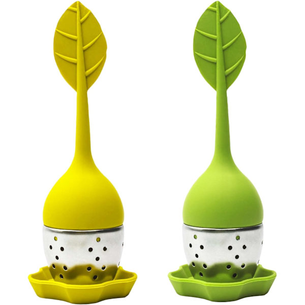 2 te-infusere, løs te-infuser, silikonepose med