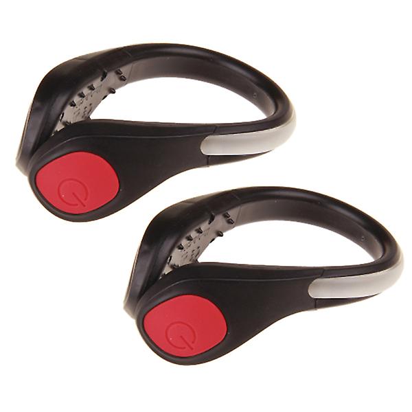 2stk Led Shoe Clip Lights Safety Night Running Gear Nyttig nat