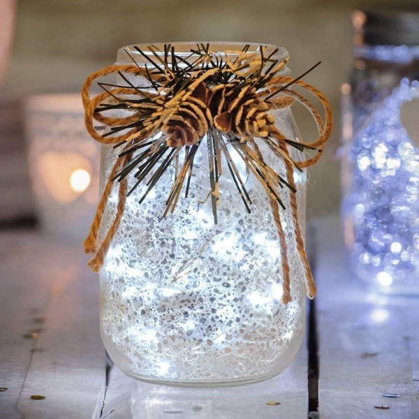 5m 50-LED Fairy Lights - [Pack of 2] (Cool White), InteTech Water