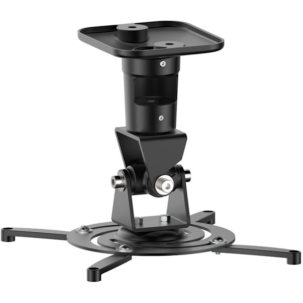 Takfeste for projektor, 25° tiltbar, svingbar, Takavstand: 225 mm, maks. belastning 13,6 kg, hullsavstand 180