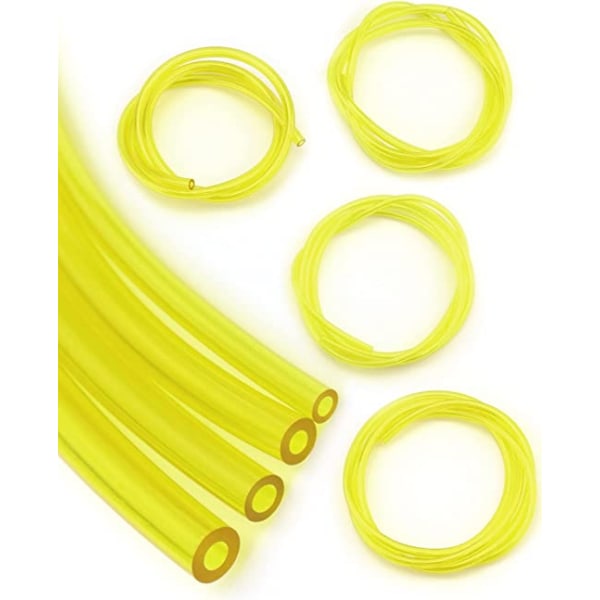 4 stk Drivstoffslanger, Drivstoffslanger, 2 x 3,5 mm, 2,5 x 5 mm, 3 x 5 mm, 3 x 6 mm