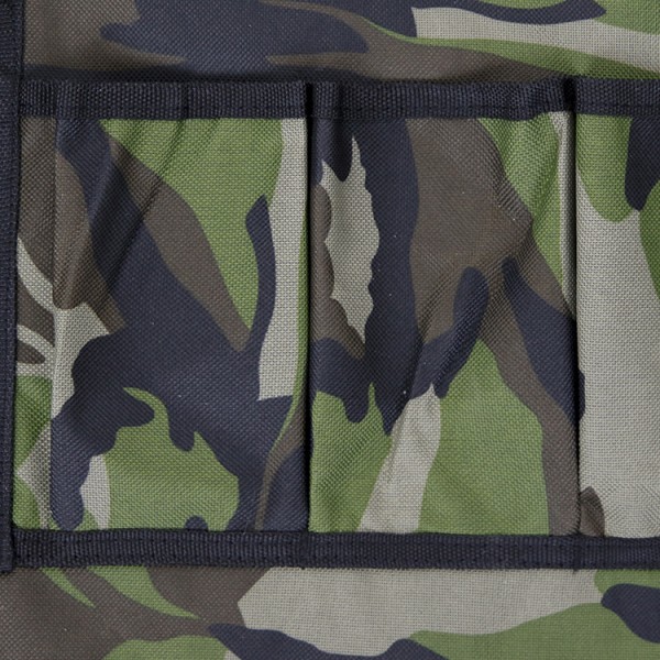 Utökad storlek: 70×75cm (militärgrön kamouflage) utomhusgrillförkläde