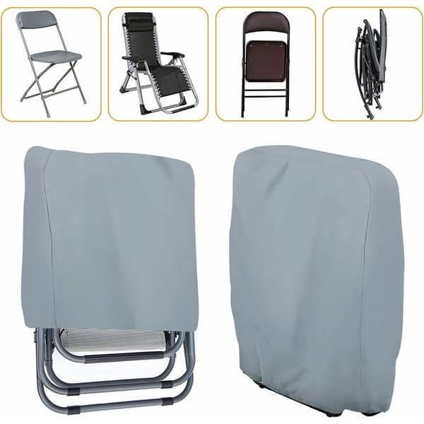 Foldbar Solstol Cover (Grå) B71×H110cm, 2 Styk Have Solstol
