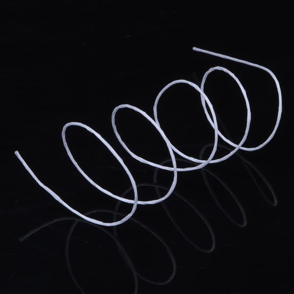 100 stycken 36 cm tråd/stav 0,4 mm vit specifikationstråd