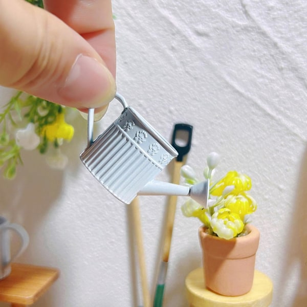 2 stk. Miniature Vandkande, Lille Vandkande, Legering Vandkande Tilbehør, Landskab Fe Have Dekoration, Legetøjs Hus Skrivebords Ornament Til Hjemmet og