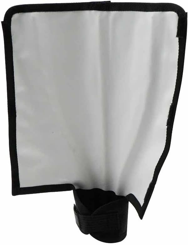 Sammenfoldelig Flash Diffuser/Deflektor - Universal til Flash, Softbox, Speedlite Fotografering, Strobelys, Studie, Portræt og Ammefotografering
