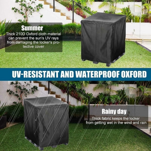 Regnfattrekk (120x100x116 cm), for utendørs regntønner, UV