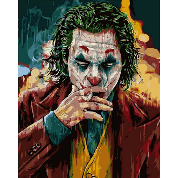 Joker Diamantmålning Kit för Vuxna och Barn 30x40cm, Full Dri