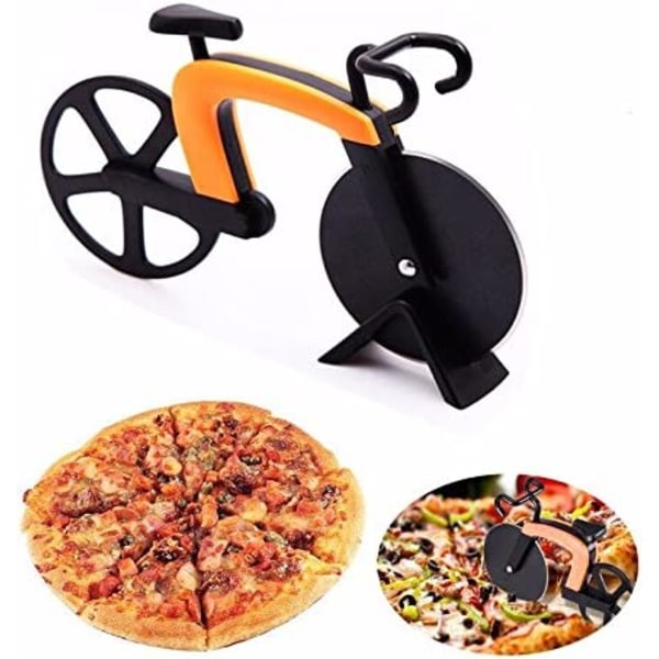 Non-stick Pizza Cutter i rostfritt stål Pizza Cutter Cykel Pizza Cu