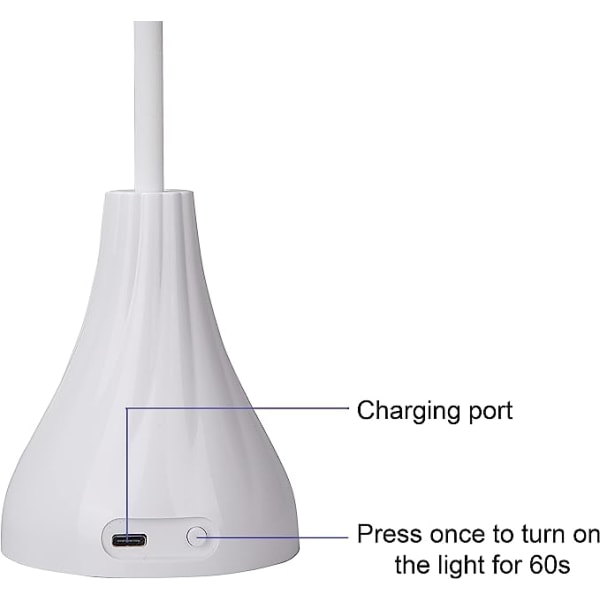 Ocean Bærbar Mini Negle tørker, 16W Trådløs Oppladbar LED UV