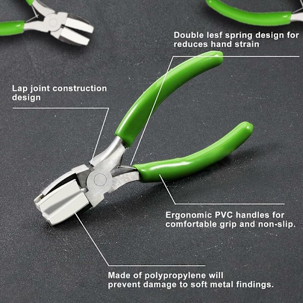 Mini Nylon Flattangt for smykkeproduksjon 13,5 cm