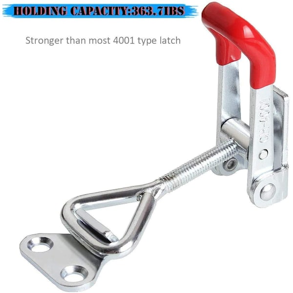 8 stk. Justerbar knebelfeste GH-4001 165KG/363.7lbs Holdekapasitet for rask fiksering og stramming