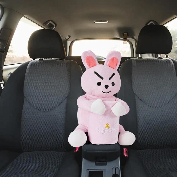 Plush Vevholder, Kanin Bil Papirhåndkleholder, Pluss Vev