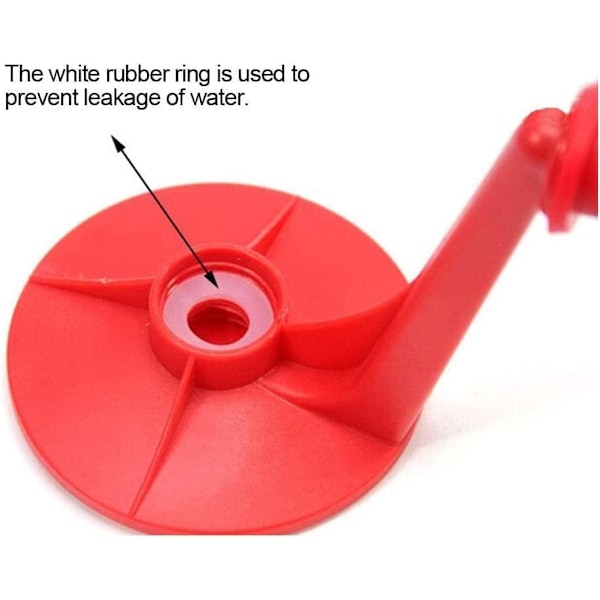 2 Liter Drikkedispenser, Brus Drikkedispenser Flaske Opp Ned Drikkefontener Vanndispenser Maskin for Fest Hjemmebar (Stil 1)