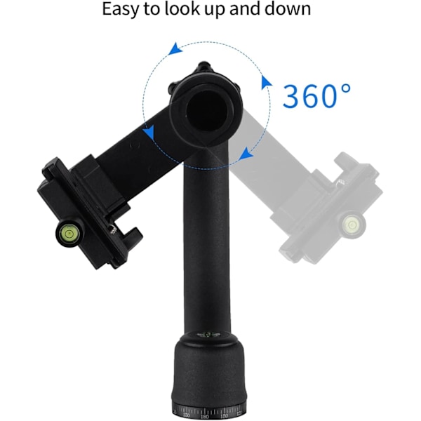360 graders panoramisk kamerahode stativ for DSLR digitalkamera utendørs fotografering aluminiumslegering hode med hurtigkoblingsplate