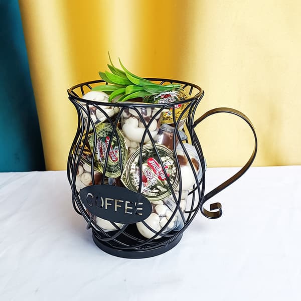 (17×14cm) Kapselhållare för kaffe, Kaffepaketshållare, Kaffehatt