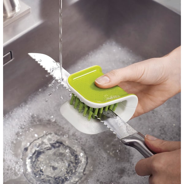 Blade Brush - Kniv- och Besticksborste - Grön