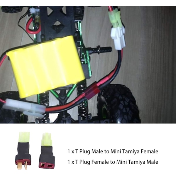 Deans Plug T Han/Hun Adapter Sæt Bil Fly Helikopter Quadcopter Lipo Batteri RC Dele