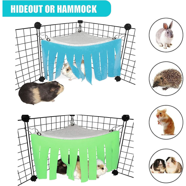 2 kpl Pieni Eläimen Hampuun Telttateline Hamsterin Telttateline Lemmikin Hampuun Piilotettu H