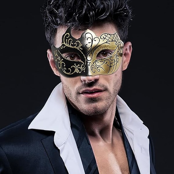 Venetiansk mask, maskerad, venetiansk mask för cosplay, karneval, c