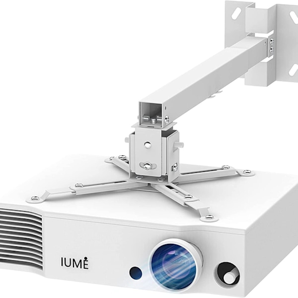 Projector Takmontering - Universal Veggmontering for Projektor med 21-54cm Utvidelsesbom opptil 13,6kg Bæreevne