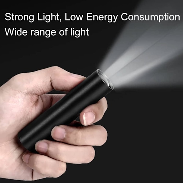 Mini Taskulamppu Ladattava LED-taskulamppu Lasten taskulamppu Pieni USB LED-taskulamppu Ladattava taskulamppu retkeilyyn, patikointiin ja hätätilanteisiin