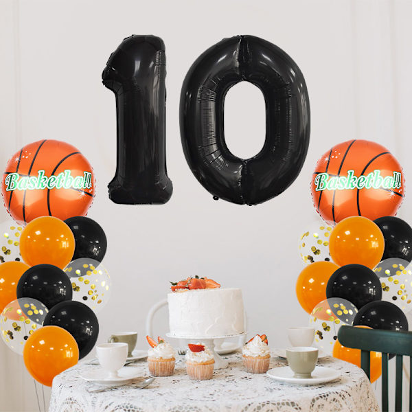 Digitala Basketbollselement Födelsedagsfesttillbehör - 5, Ballonger
