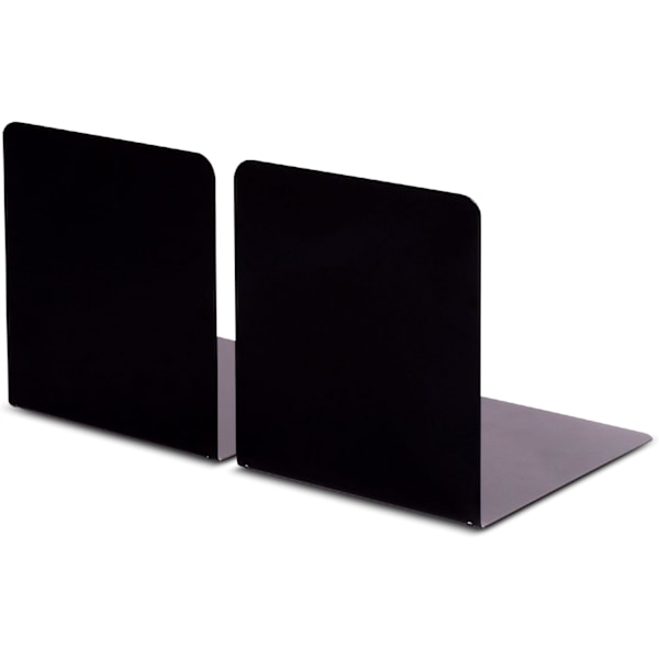 2 stk. Grå 12x17,2x11,8cm | Organizer, dekoration til bog, hylde, kontor og hjem | Elegant metal i stilfuldt design | Beskytter møbler