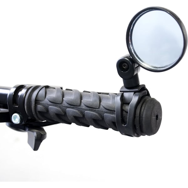 1 stk Spy Mini 3D Cykel Spejl Sort 8cm