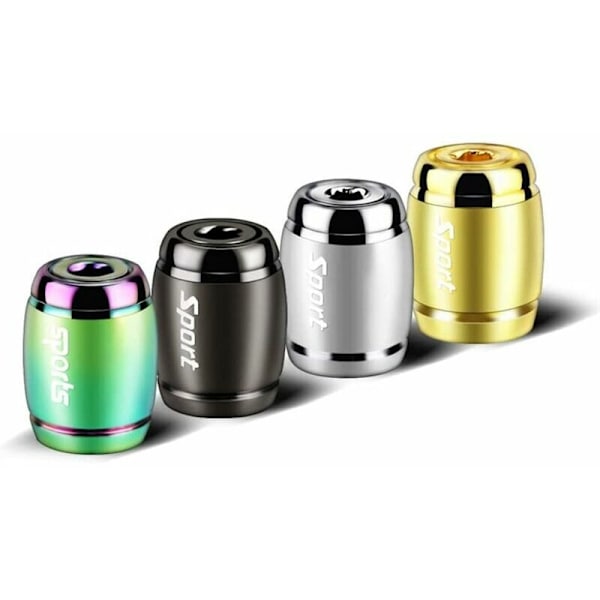 4 kpl Auton Rengasventtiilin Kanneja Avaimella Varkaudenesto Zinc Alloy Auto