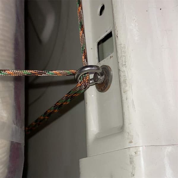 12 stk Ring - M6 304 Rustfritt Stål Løfteøye Skru-Inn E