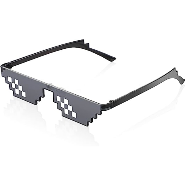 Pixel Mosaic Glasses Unisex aurinkolasit UV-suoja Gamer Sun Gl