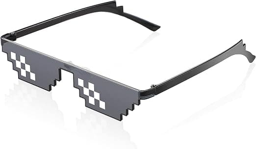 Pixelmosaikk Briller Unisex Solbriller UV-beskyttelse Gamer Solbriller