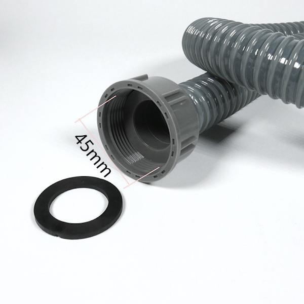 Flexibel avloppsslang 45mm-48mm/32mm, för anslutning till vattenkran