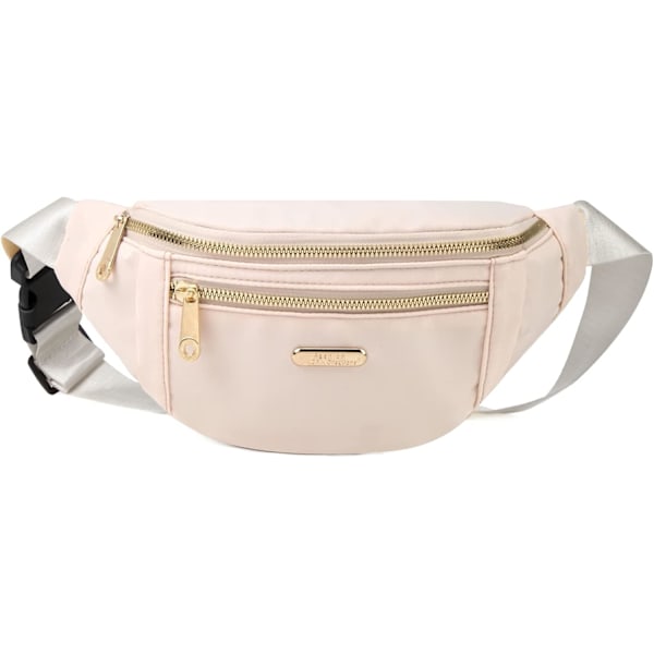 Fanny Packs Hofteveske for Kvinner, Fashion Hofteveske med Justerbar Rem for Reise Sport Løping