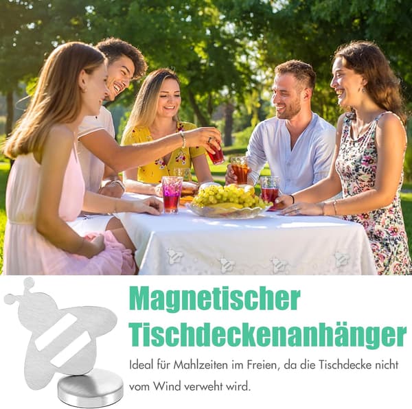 8 Pak Udendørs Dug (Bier), Heavy Duty Magnetisk Rustfrit
