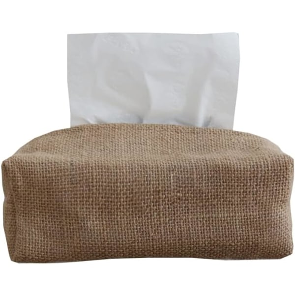 1 stk Vevpapirdispenser Linstoff Bomullsvev Oppbevaringsboks 20x10x8cm P