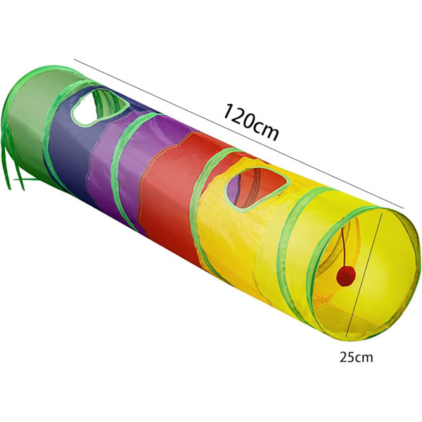 Kattleksaker Katttunnel och kattkub Pop Up hopfällbar kattunge inomhus