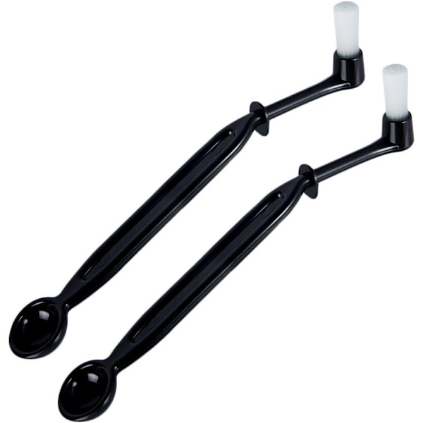 2 kpl nylon-puhdistusharjoja (musta) kahvi-/espresso-koneille