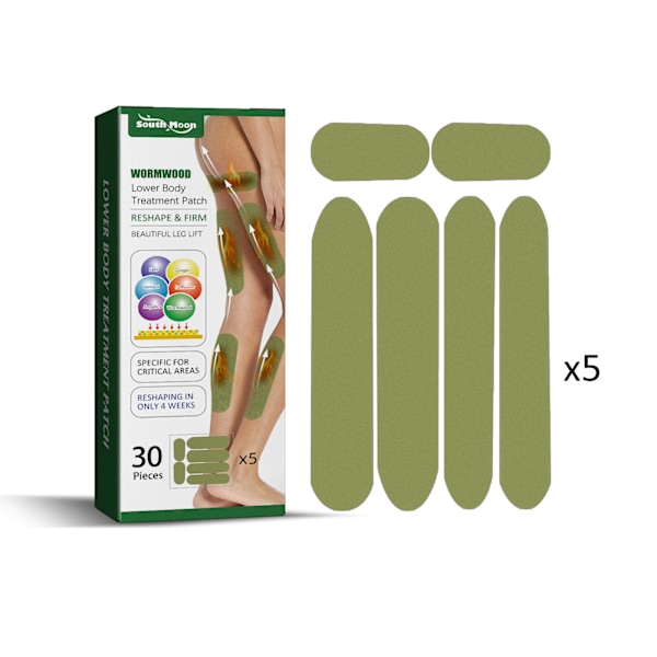 Artemisia Leg Patch - Laiska Reisi Muotoilu, Jalat Kiinteyttävät Lihaslaastari