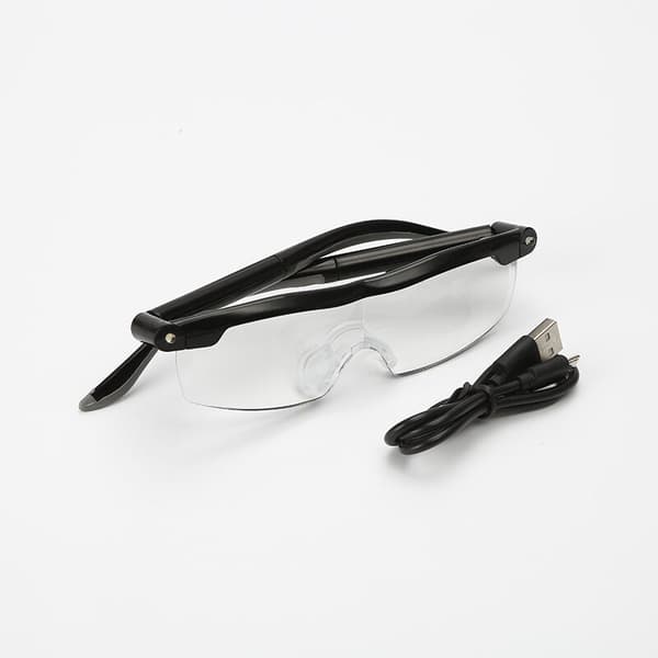 2 LED-lys, lesebriller, håndfrie blålysfilterende Re