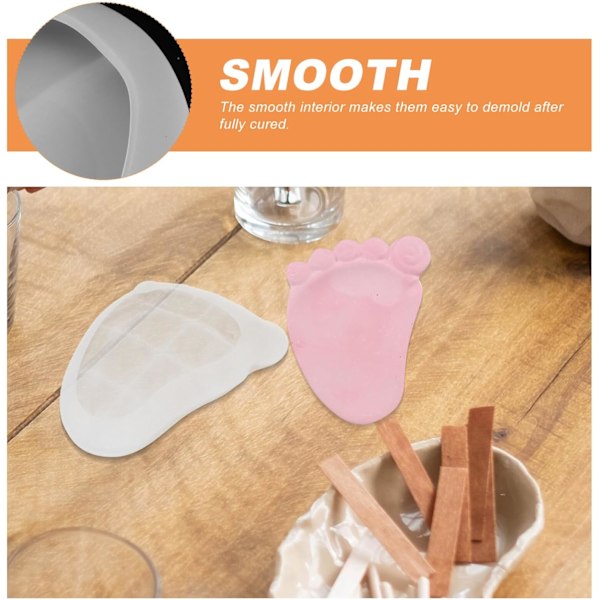 Epoxiharts Silikon Askfat Form - Vit, Rektangulär, Silikonmaterial, Formkonstruktion