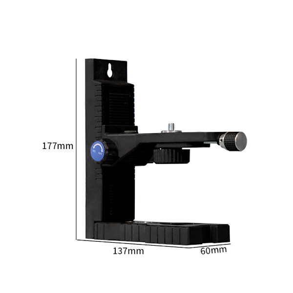 Universal Multifunktionell Magnetisk Lasernivå Väggfäste, 1/4\"