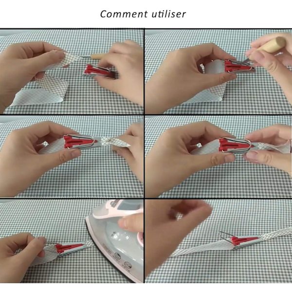 Sæt med 4 Bias Binding Enheder, Syning Bias Tape Stof Tape Maker
