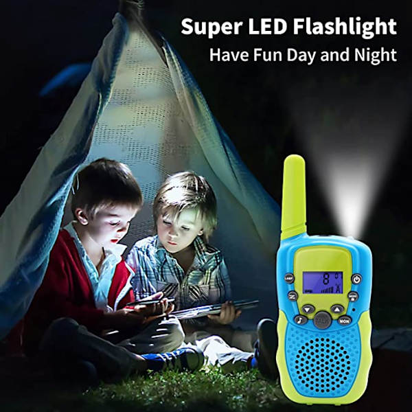 2 kpl Walkie-talkie leluja pojille ja tytöille 3 4 5 6 7 vuotiaille