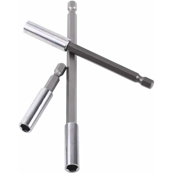 3 stk. 1/4\" Magnetisk Bitsholder Skaft Skruetrækker Forlængelser Skruetrækker
