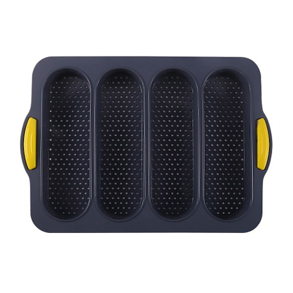 Baguetteform, perforerad non-stick form, 4-fack baguettbricka
