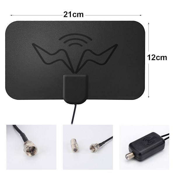 HD 4K innendørs digital antenne med høy forsterkning 1080p ultra HD tvboks antenne