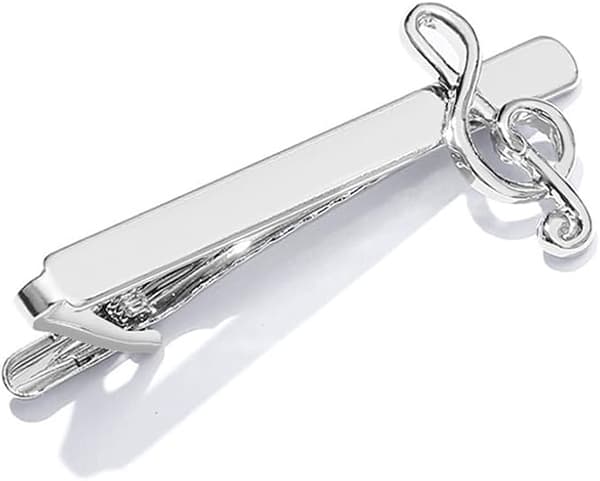 Nyhet Herr Silver Slipsnålar, Unika Blad, Piano Ankar Symbol Slipsnålar