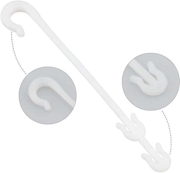 100 stk. 9,5 cm Tomatholderklips Tomatplanter J-Form til To